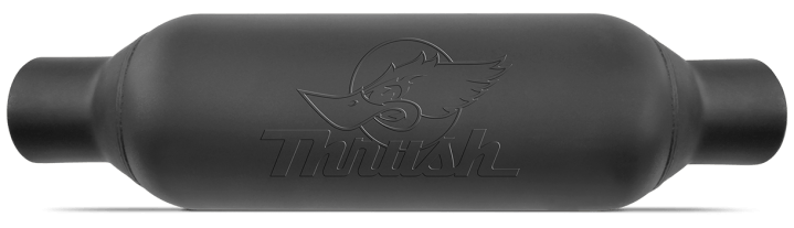 Thrush® Rattler Muffler - Center / Center - P/N: 24254 | Davalos - Dávalos