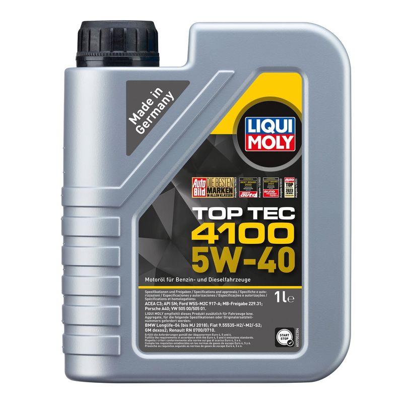 Aceite-Motor-Sintetico-5W40-Top-Tec-4100-1Lt-Liqui-Moly-Liqui-Moly---LM-9510